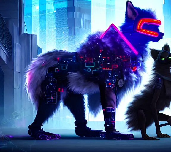 Image similar to high - resolution photograph from a cyberpunk era furry fandom convention ( midwest furfest 2 0 4 7 ), taking place after the genetic revolution and quantum singularity. photorealistic.