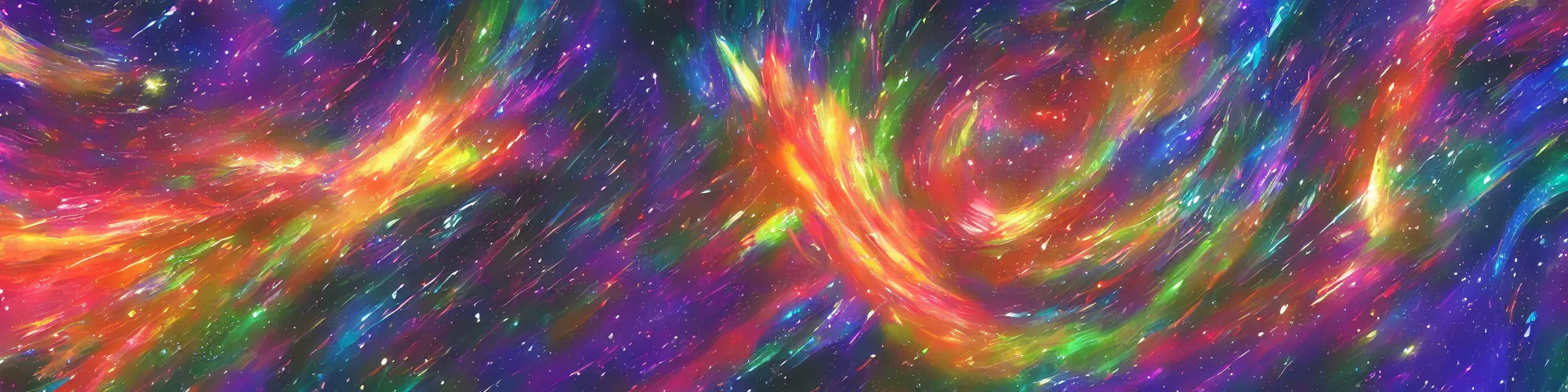 Image similar to moving faster than light, digital art