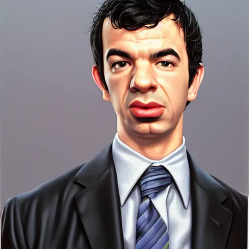 Prompt: Nathan fielder by Jason Edmiston