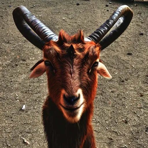 Prompt: demonic goat