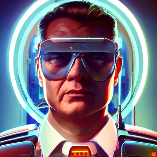 Prompt: a portrait of a cyborg josip broz tito, intricate, epic lighting, cinematic composition, hyper realistic, 8 k resolution, unreal engine 5, by artgerm, tooth wu, dan mumford, beeple, wlop, rossdraws, james jean, marc simonetti, artstation