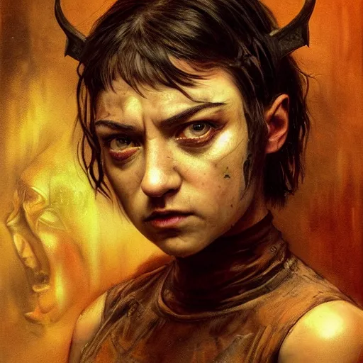 Prompt: portrait of arya stark as a succubus in a dark ancient attic room,full character, melting ,8k,by tristan eaton,Stanley Artgermm,Tom Bagshaw,Greg Rutkowski,Carne Griffiths, Ayami Kojima, Beksinski, Giger,trending on DeviantArt,face enhance,hyper detailed,minimalist,cybernetic, android, blade runner,full of colour