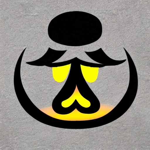 Image similar to mega mustache fire eyes cartoon