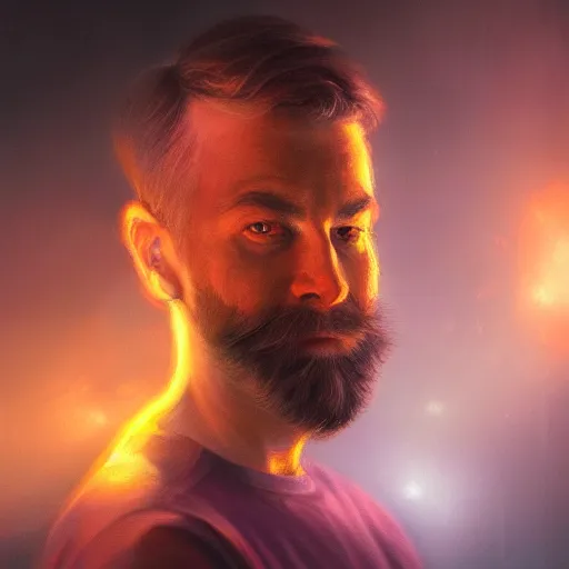 Image similar to portait of man with pp duster, atmosphere, glow, detailed, intricate, full of colour, cinematic lighting, trending on artstation, hyperrealistic, focused, extreme details, cinematic, reg rutkowski, fantasy art, highly detailed, digital painting, smooth, concept art, sharp focus, illustration