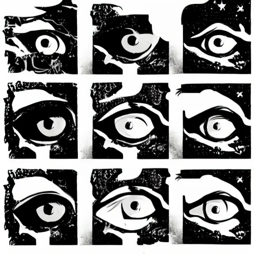 Prompt: night vale eyes sticker