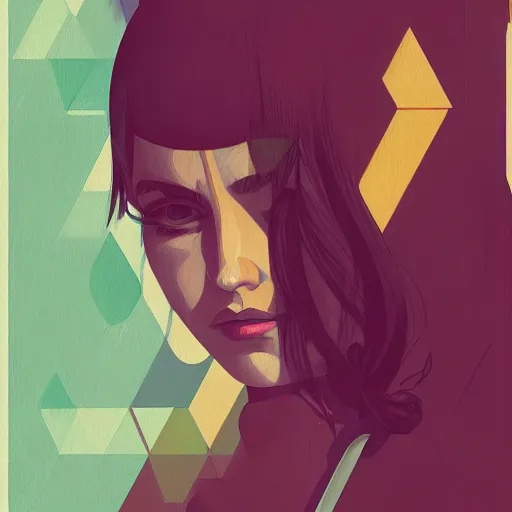 Prompt: Ana de Armas profile picture by Sachin Teng , asymmetrical, positive vibes, Organic Painting , digital art, trending on artstation, Matte Painting, geometric shapes, hard edges, realism, graffiti, street art:2 by Sachin Teng:4