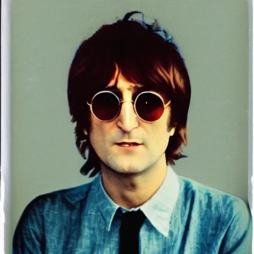 Prompt: john lennon in 2 0 2 2, polaroid photo, perfect photo, photo pinterest