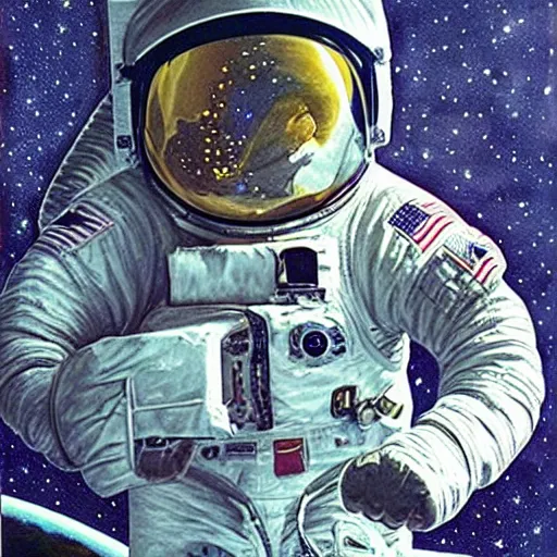 Image similar to astronaut by barclay shaw,