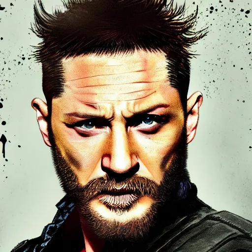 Image similar to Tom Hardy as wolverine 4K quality Photorealism