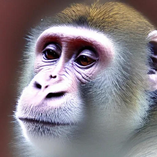 Image similar to monkey portrait