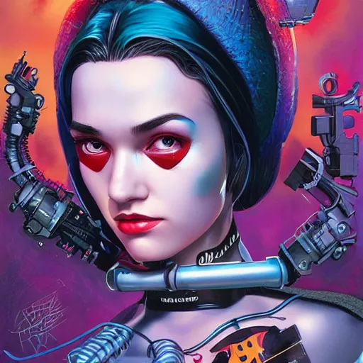 Prompt: Lofi BioPunk portrait batman Pixar style by Tristan Eaton Stanley Artgerm and Tom Bagshaw