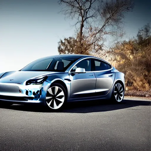 Prompt: “ Tesla model 3 2072 advertising Photography”