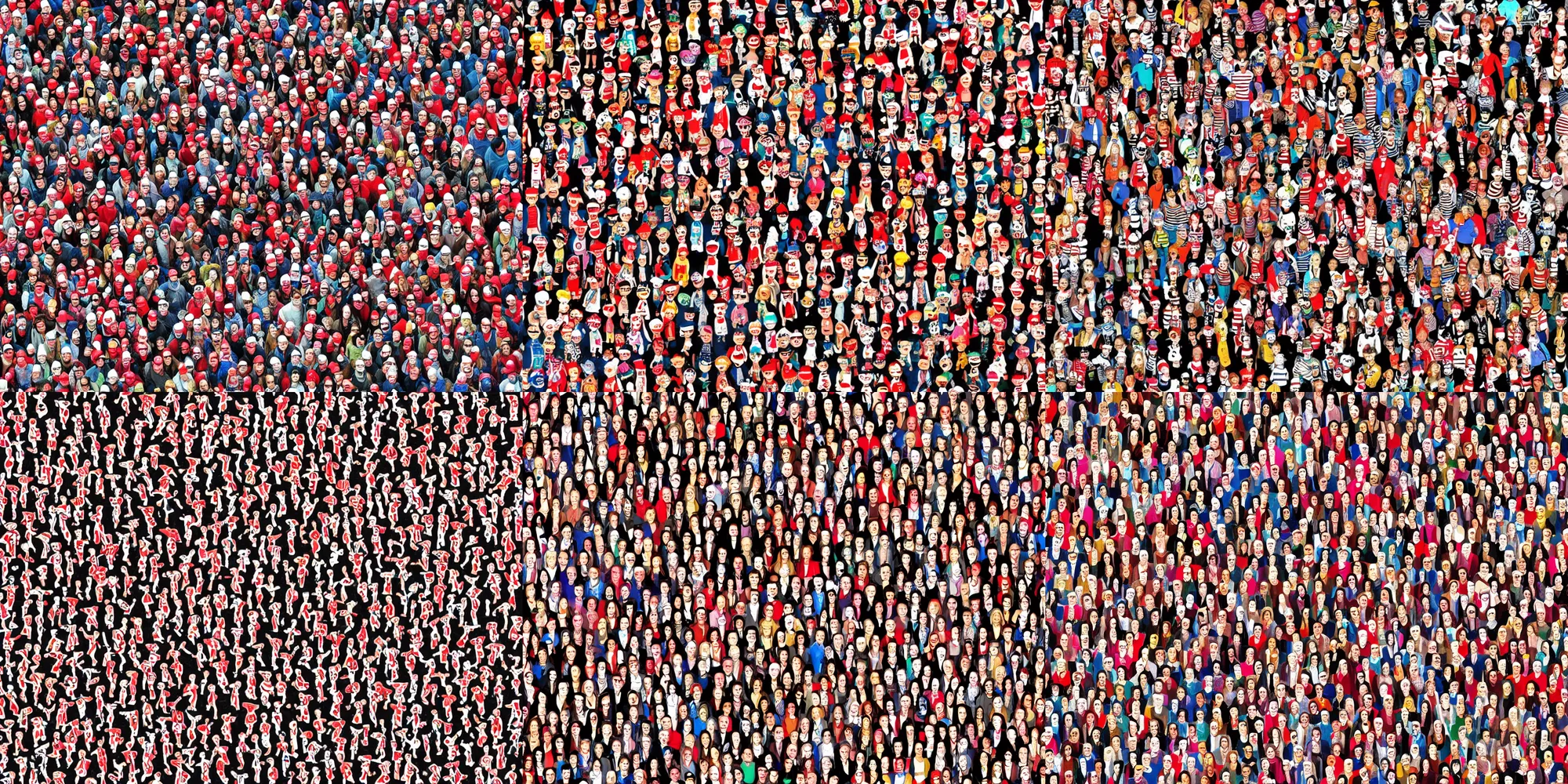 Image similar to where's waldo