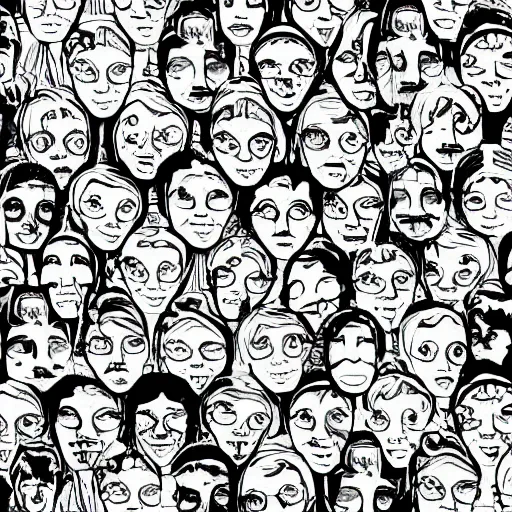 Image similar to outline of faces, wallpaper