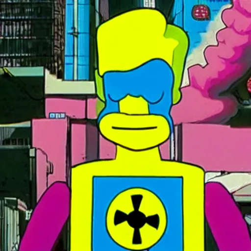 Prompt: a film still of 'Radioactive Man 2: Bring On The Sequel' (2012)