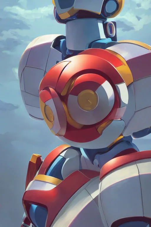 Image similar to metabots medabots medarotto medarot robot minimalist comics, behance hd by jesper ejsing, by rhads, makoto shinkai and lois van baarle, ilya kuvshinov, rossdraws global illumination ray tracing hdr radiating a glowing aura