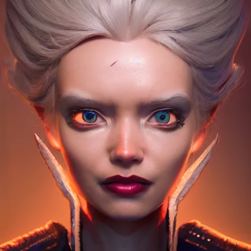 Prompt: Elsa Corrupted by demonic power, intricate artwork by Tooth Wu and wlop and beeple. octane render, trending on artstation, greg rutkowski very coherent symmetrical artwork. cinematic, hyper realism, high detail, octane render, Demonic