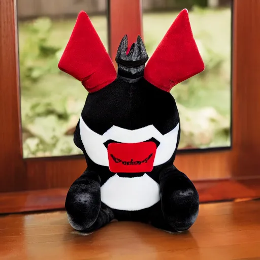 Prompt: satan plushie