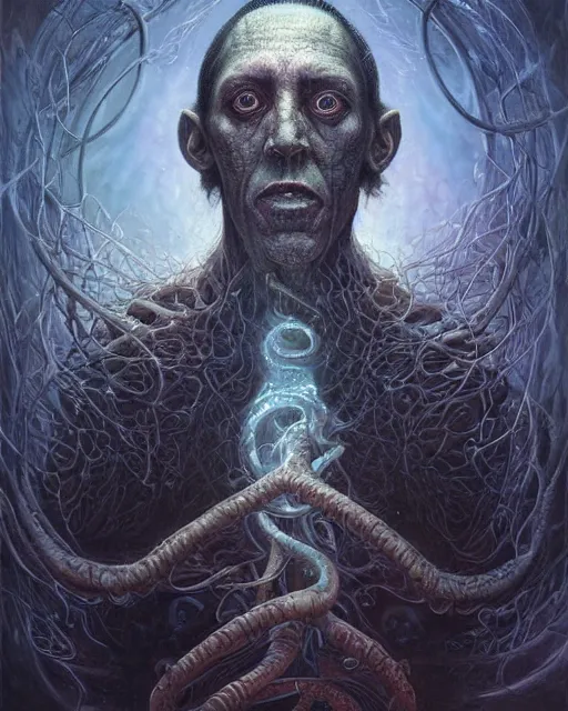 Image similar to lovecraft biopunk portrait by tomasz alen kopera and peter mohrbacher