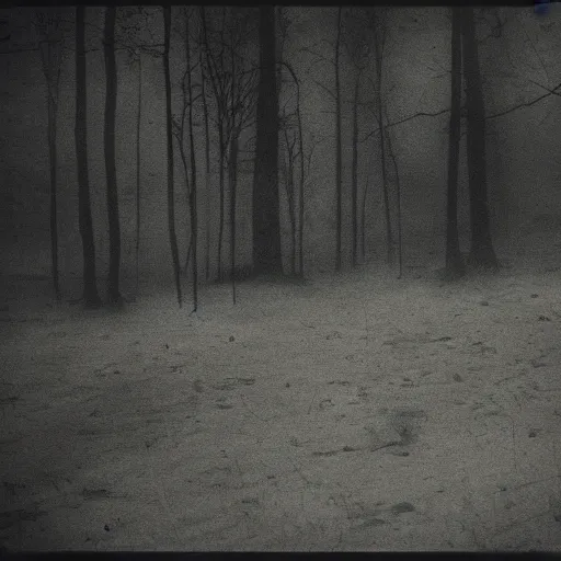 Image similar to A haunting photograph of a liminal landscape, atmospheric and dreary realistic found footage