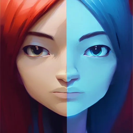 Image similar to face icon stylized minimalist contact 1 9 9 7, loftis, cory behance hd by jesper ejsing, by rhads, makoto shinkai and lois van baarle, ilya kuvshinov, rossdraws global illumination