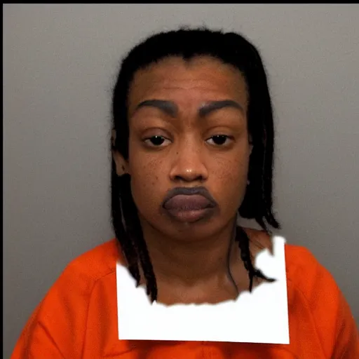 Image similar to mugshot of a cow dressed as an inmate