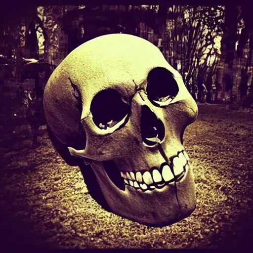 Prompt: “skull fantasy world”
