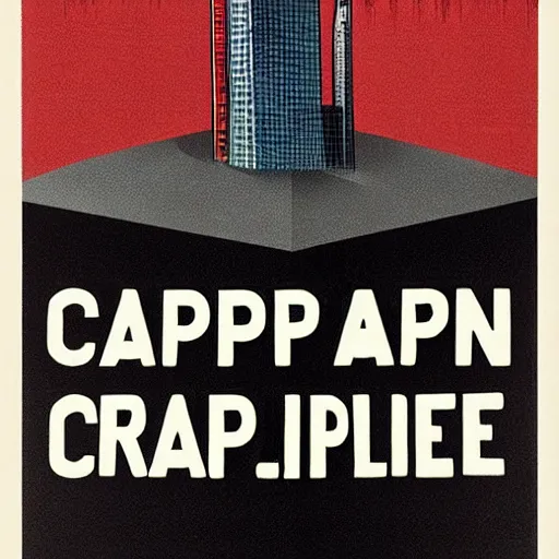 Image similar to capitalism poster
