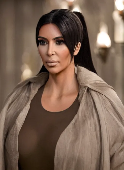 Image similar to film still of kim kardashian as hermone granger in from Harry Potter,