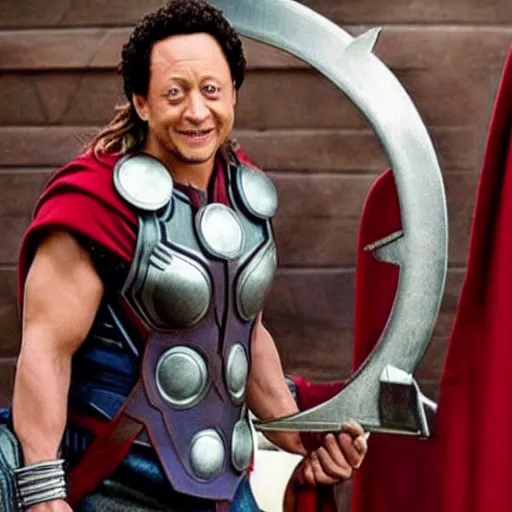 Prompt: rob schneider as thor