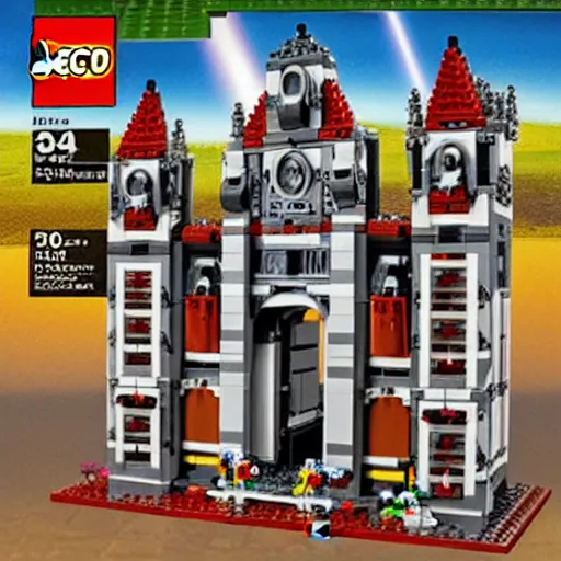 Image similar to Heaven's Gate Lego Set