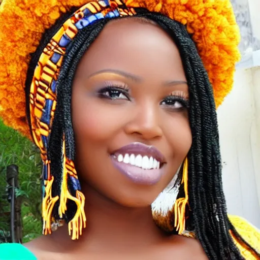 Image similar to pretty african,