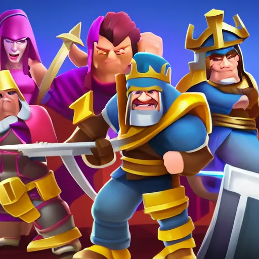 Prompt: new clash royal characters