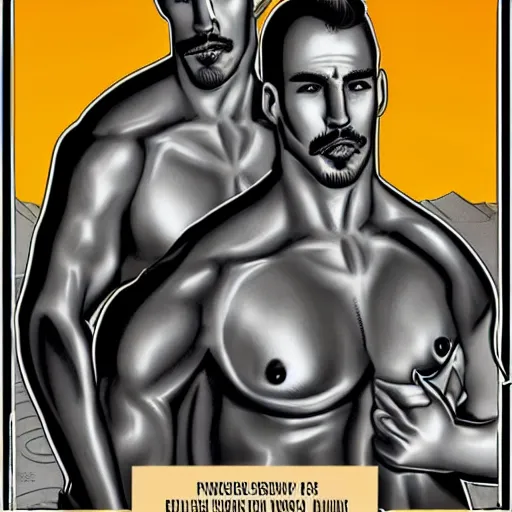 Image similar to tom of finland style arts