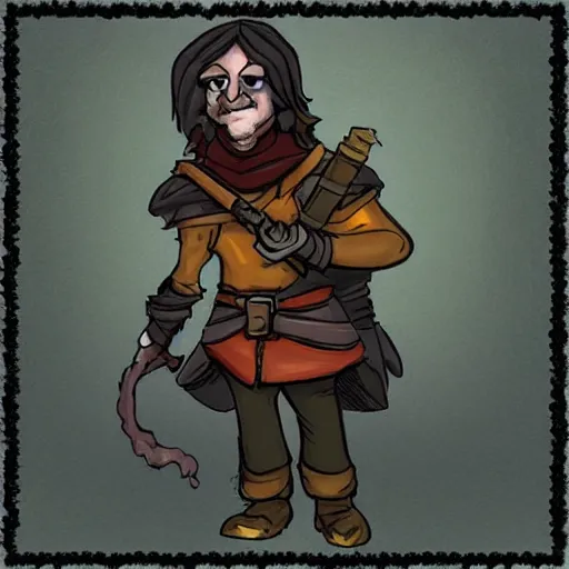 Image similar to eshey stoner rogue, wearing a small bag, dungeons and dragons, character concept of a rogue