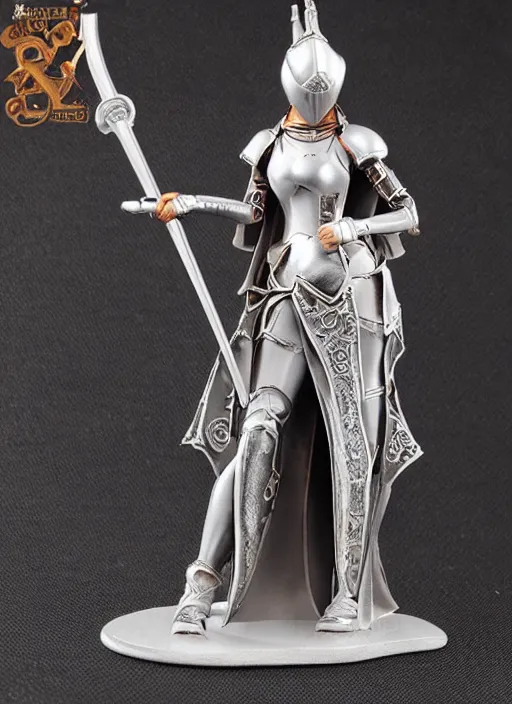 Image similar to 80mm, resin detailed model figure of Alchemy Imperial Princess knight gothic silver