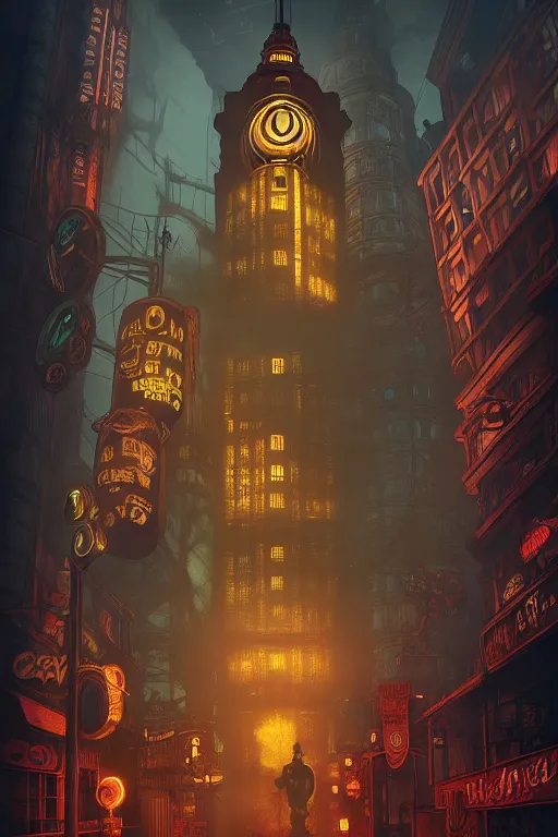 Prompt: city dense, aesthetic, fantasy, bioshock pop art, by mike swiderek, jorge lacera, ben lo, tyler west,, ultrarealistic, sharp focus, intricate, ultra high definition details, shadow effect