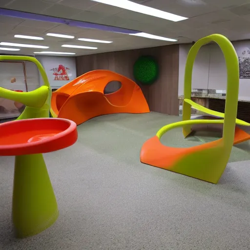 Prompt: McDonalds Play Ground from hell