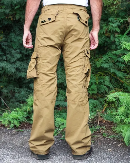 Image similar to cargo pants with many pockets