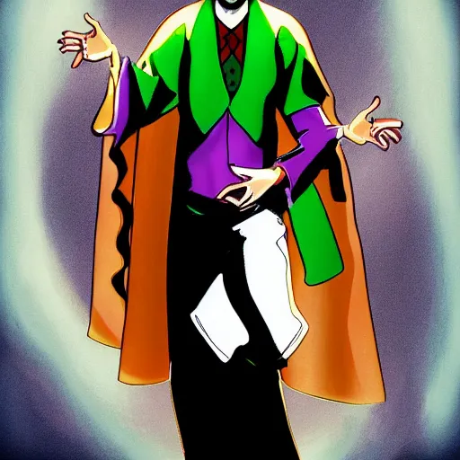 Image similar to The Joker as Jesus Christ