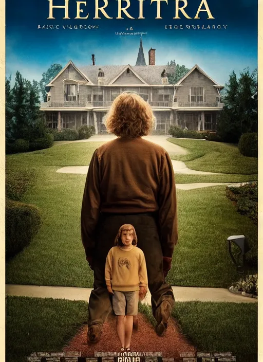 Image similar to Hereditary (2018) poster, Walt Disney studios 1993, highly detailed