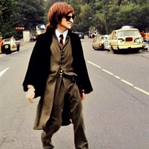 Image similar to john lennon dressed as harry potter