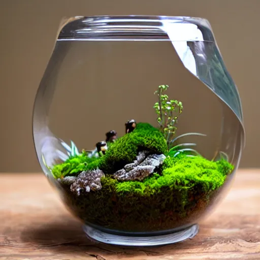 Image similar to moss terrarium