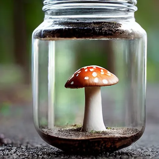 Mushroom Jar