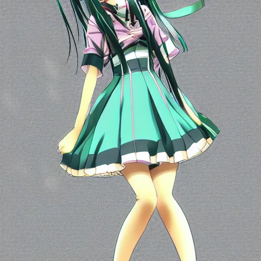 Cute anime waifu in a nice dress | Stable Diffusion | OpenArt