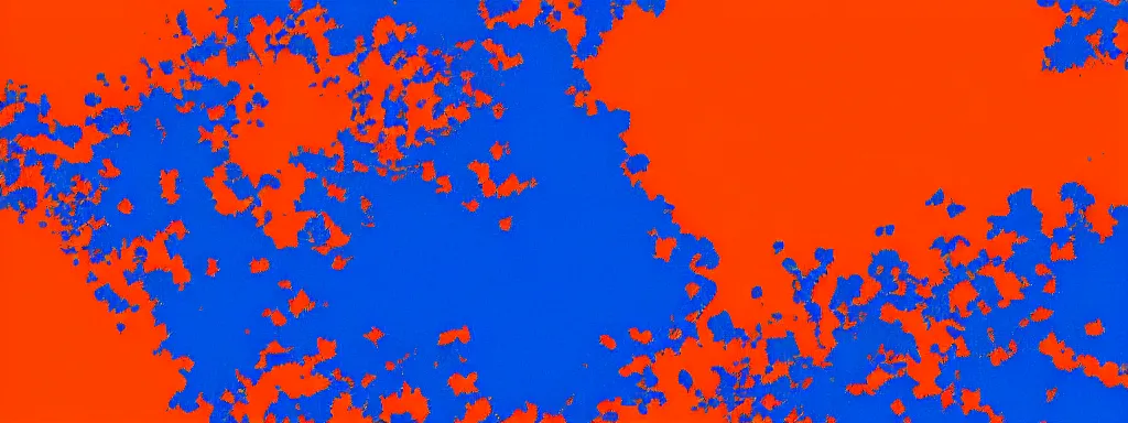 Prompt: depth of space, orange and blue color scheme, 4 k