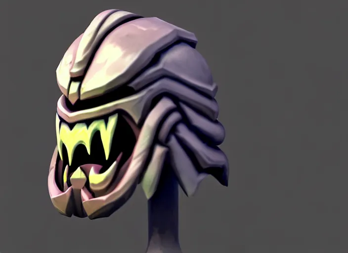 Image similar to festeroot head, stylized stl, 3 d render, activision blizzard style, hearthstone style, darksiders art style