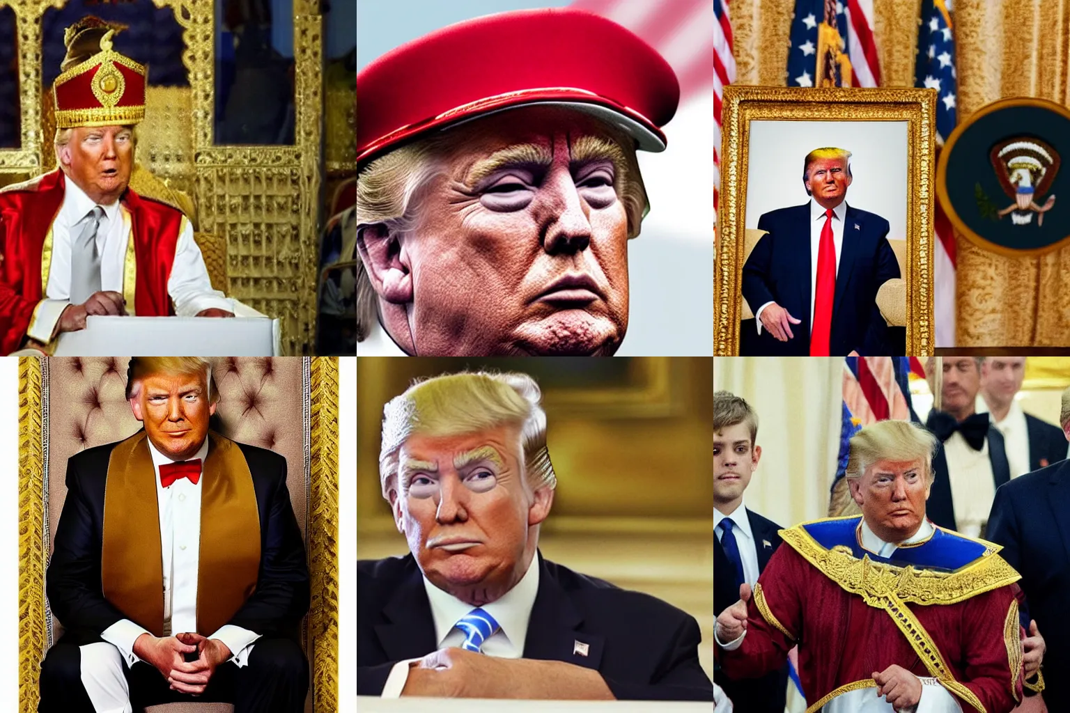Prompt: photo of Donald Trump as a sultan