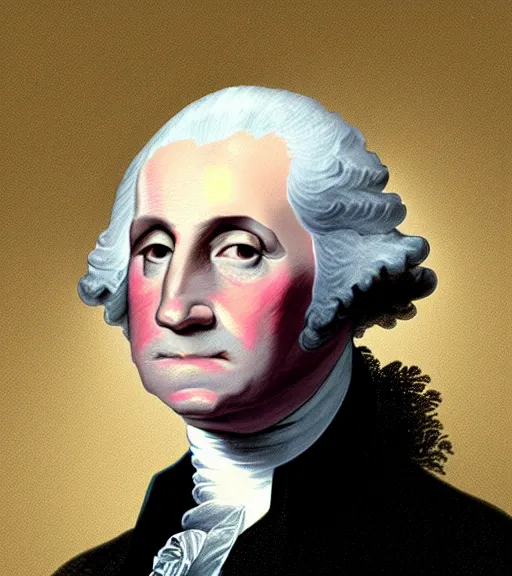 Prompt: George Washington wearing a maga hat