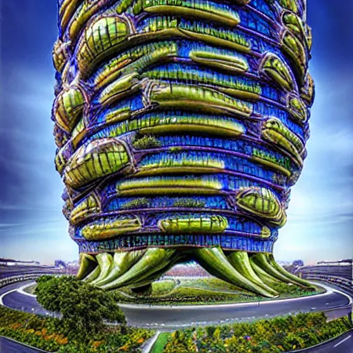 Image similar to monster by vincent callebaut